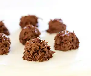 Chocolate & Coconut Macaroons