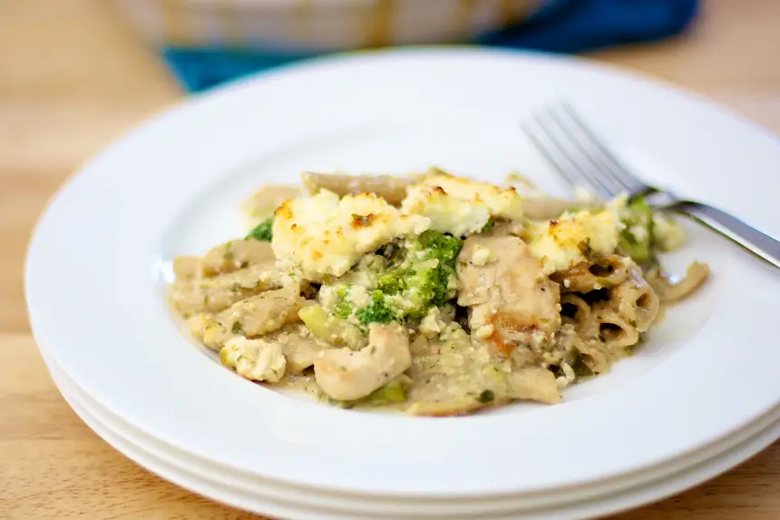 Ricotta Chicken, Noodle & Broccoli Casserole