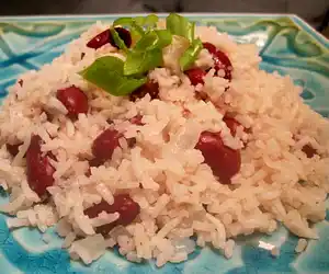 Simple Jamaican Rice & Peas