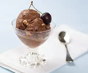 Cherry & White Chocolate Chunk Chocolate Ice Cream