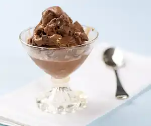 Chocolate Chip & Walnut Chocolate Ice Cream-Low Fat