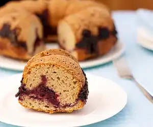 Almond Cherry Bundt Cake