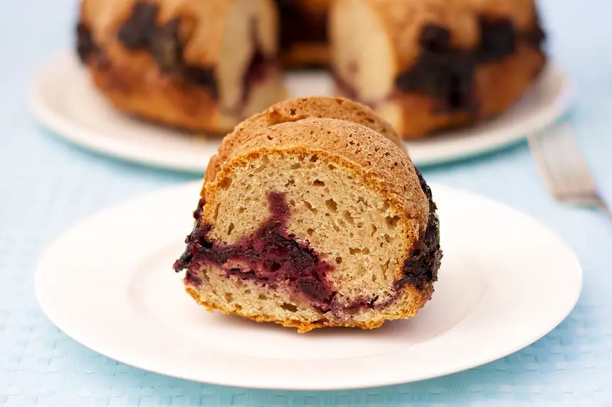 Almond Cherry Bundt Cake