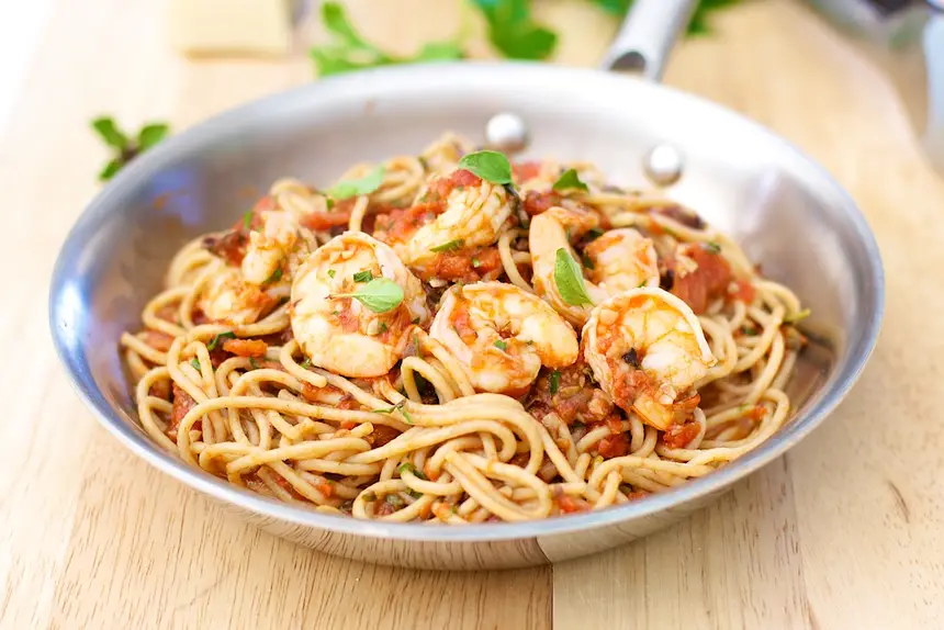 Saucy Shrimp & Pasta