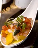 Shrimp Cocktail with Fresh Avocado & Mango Salsa