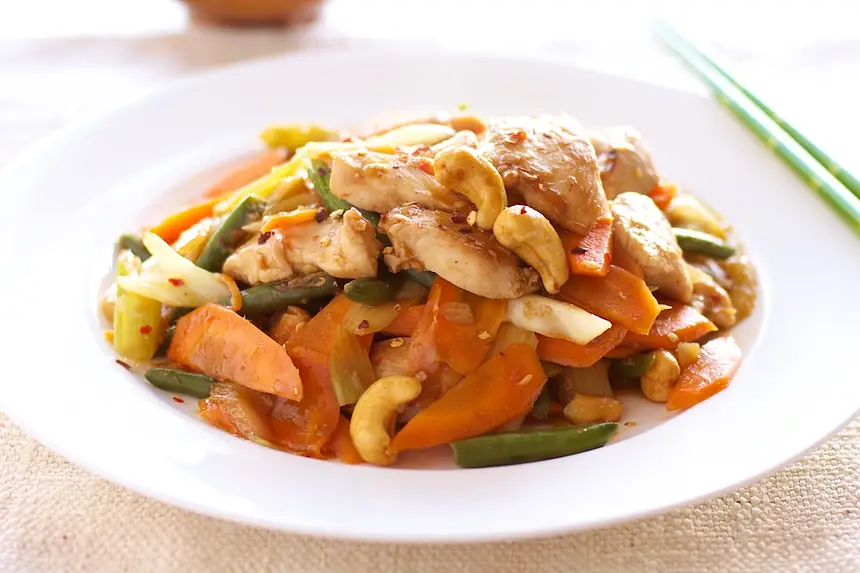Cashew Chicken with Vegetables 