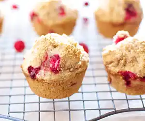 Best Cranberry Muffins (Healthier Version)
