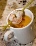 Lobster & Shrimp Bisque with Fresh Tarragon