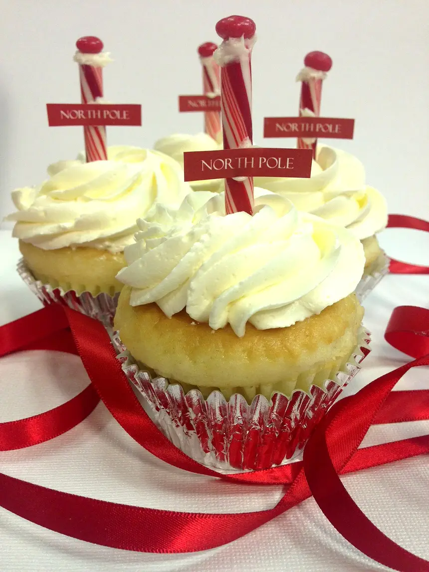 North Pole Cupcakes Recipe