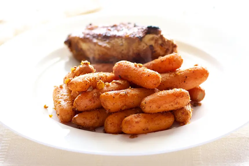 Roasted Moroccan Spiced Carrots