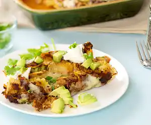 Chicken Enchiladas with Pasilla Chili Sauce