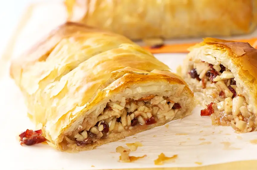 Apple Almond Strudel