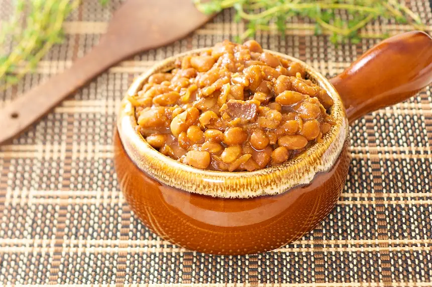 Slow cooker Baked Beans