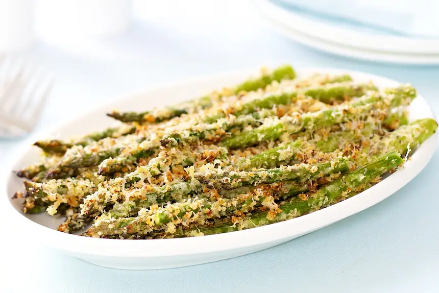 Roasted Parmesan & Panko Asparagus