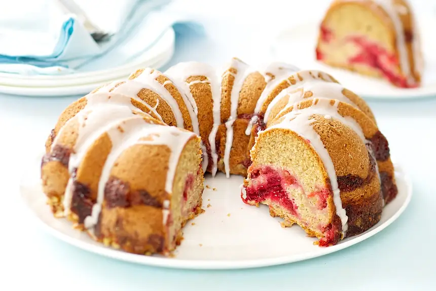 Glazed Cranberry Coffee Cake