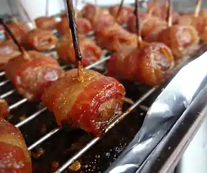 Bacon Wrapped Water Chestnuts