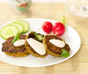 Edamame Veggie Burger