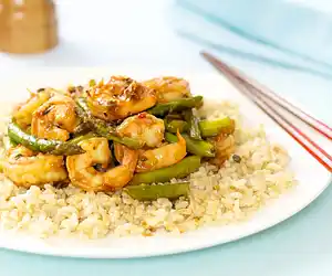 Asparagus Shrimp Stir Fry