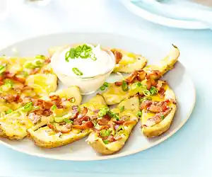 Cheesy Bacon Potato Skins