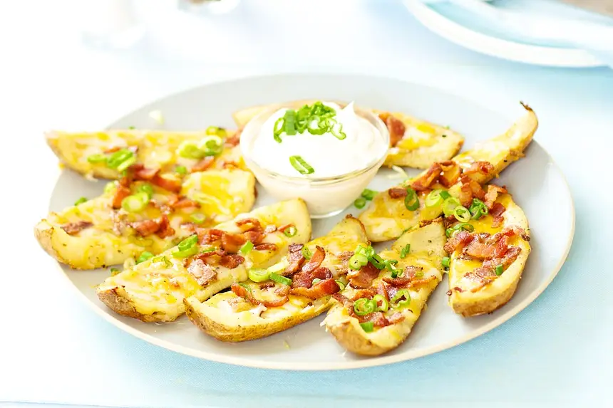 Cheesy Bacon Potato Skins