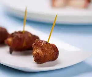 Spicy Sweet Bacon Wrapped Chicken