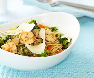 Pasta with Shrimp & Vegetables