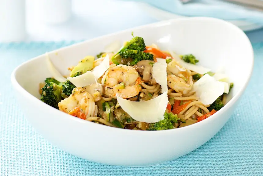 Pasta with Shrimp & Vegetables