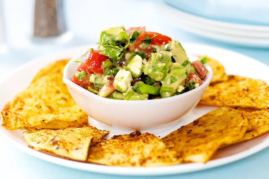 Avocado Feta Salsa - Superbowl