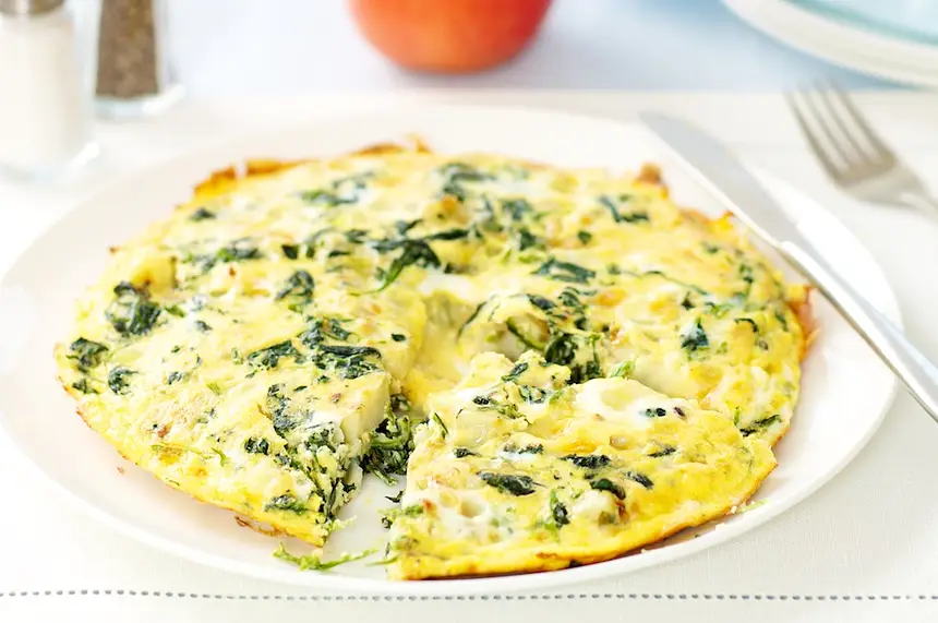 Potato & Spinach Frittata 