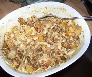 Fried Potato & Bacon Salad