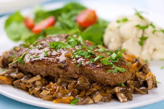 Salisbury Steaks with Mushroom Sauce