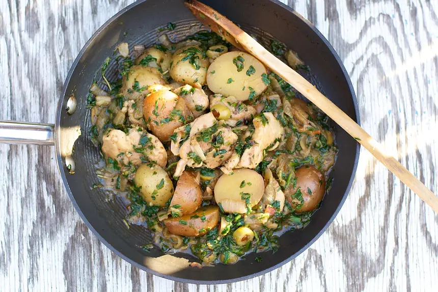 Skillet Chicken Dinner