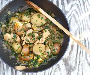 Skillet Chicken Dinner