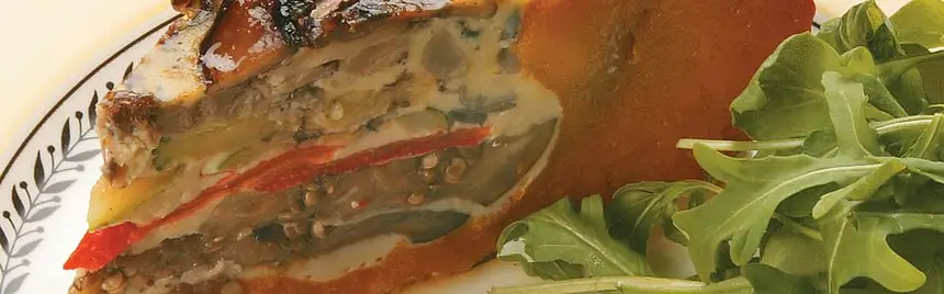 Japanese Pumpkin Frittata Served with Bush Tomato Chutney