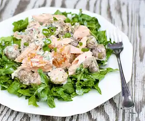 Creamy Salmon & New Potato Salad