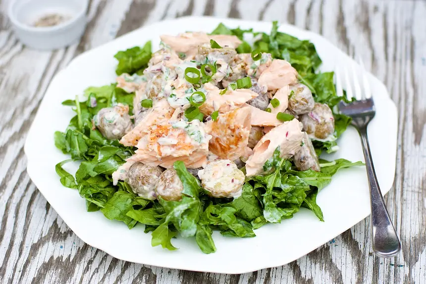 Creamy Salmon & New Potato Salad