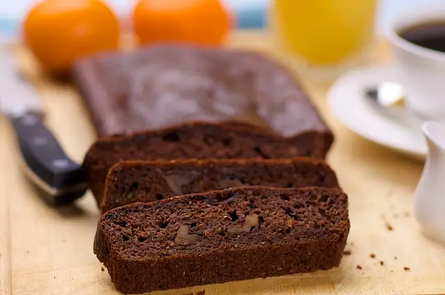Almost Whole Wheat Chocolate Zucchini Bread