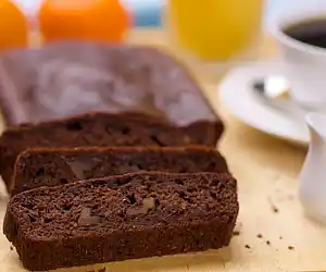 Almost Whole Wheat Chocolate Zucchini Bread
