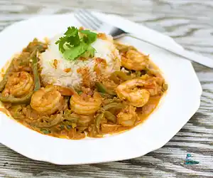 Creamy Curried Shrimp