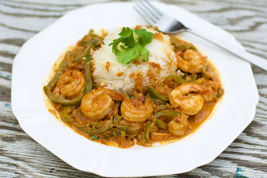 Creamy Curried Shrimp