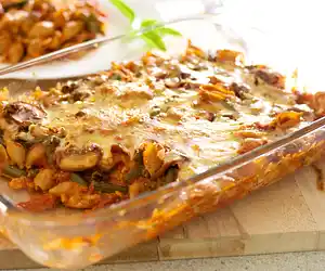 Green Bean Pasta Bake