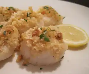 Baked Sea Scallops