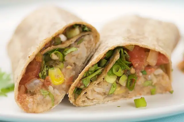 Bean & Rice Burritos (Whole Wheat)