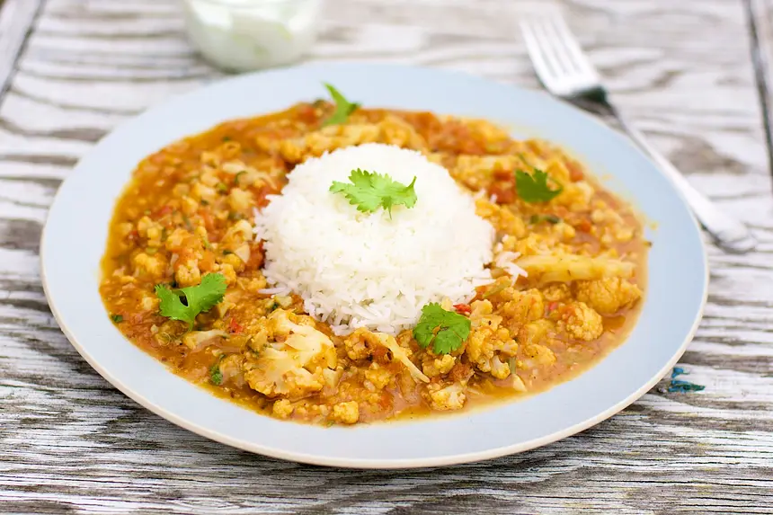 Cauliflower & Red Lentil Curry