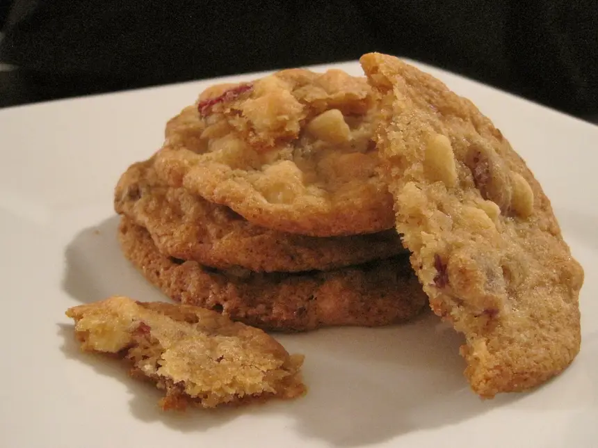 White Chocolate & Cranberry Cookies