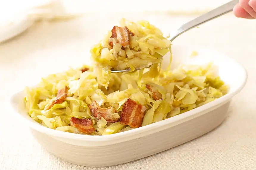 Fried Cabbage & Bacon