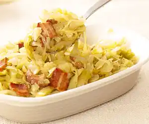 Fried Cabbage & Bacon