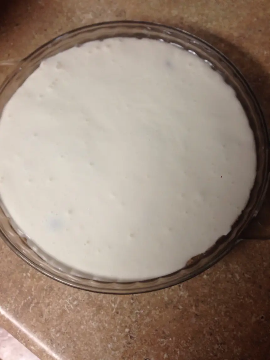 Before placing in the freezer