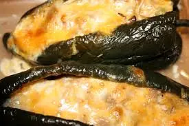 Chicken Stuffed Poblano Peppers