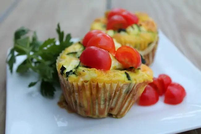Zucchini Quiche Cups